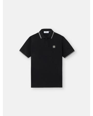 POLO MC STONE ISLAND 2200010 S0018 0029 NOIR