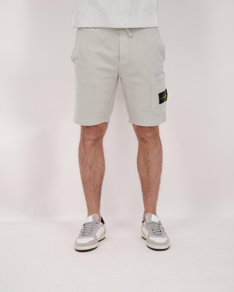 BERMUDA STONE ISLAND 6200011 0061 GRIS CLAIR ORGANIC COTTON FLEECE