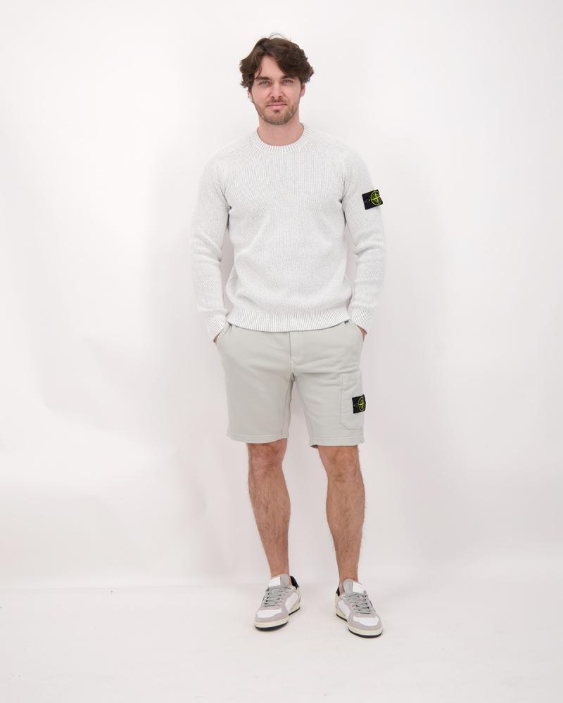 BERMUDA STONE ISLAND 6200011 0061 GRIS CLAIR ORGANIC COTTON FLEECE