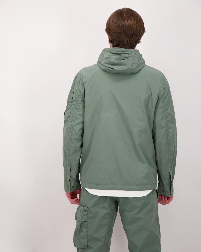 BLOUSON OVERSHIRT CP.COMPANY CHROME -R  HOODED  058 668  VERT