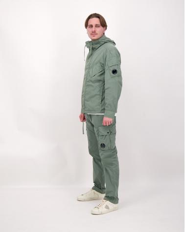 BLOUSON OVERSHIRT CP.COMPANY CHROME -R  HOODED  058 668  VERT
