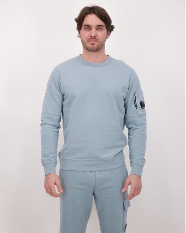 SWEAT COL ROND LIGHT SS711A  809 SILVER BLUE 