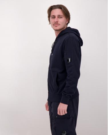 SWEAT HOODED OPEN CP.COMPANY SS081A 888 MARINE