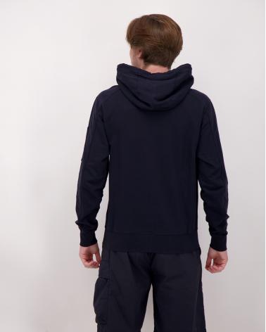 SWEAT HOODED OPEN CP.COMPANY SS081A 888 MARINE