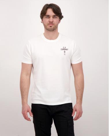 TEESHIRT CP COMPANY174A BRITISH  SAILOR  103 BLANC