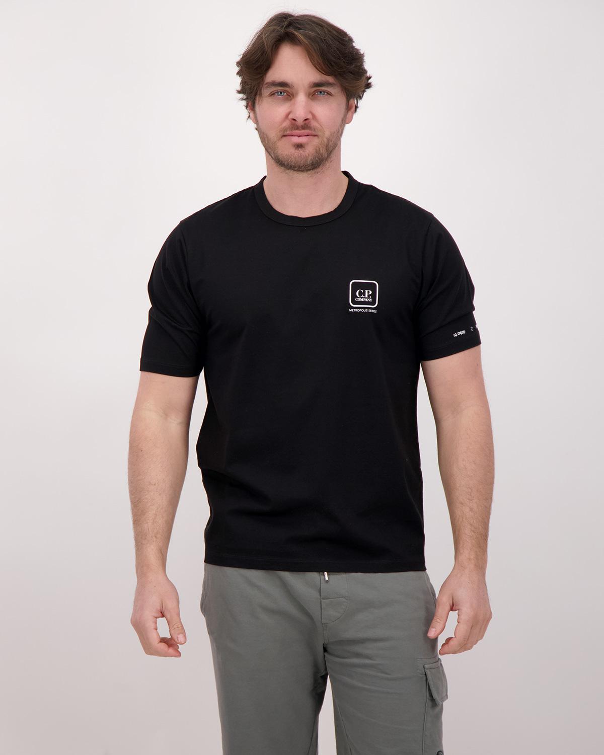 TEE SHIRTCP.COMPANY METROPOLIS  CLTS0057 999 NOIR