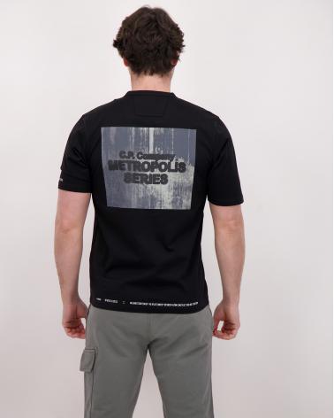 TEE SHIRTCP.COMPANY METROPOLIS  CLTS0057 999 NOIR