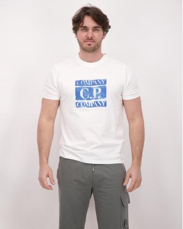 TEE SHIRT CP.COMPANY 141A 103 BLANC