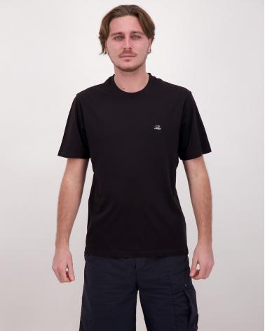 TEE SHIRT CP.COMPANY 726A  999 LOGO PATCH NOIR