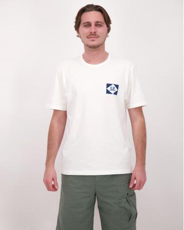 TEE SHIRT CP.COMPANY TS267A 103 BLANC