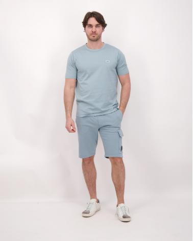 TEE SHIRT CP.COMPANY 113 A 809 MERCERISE BLEU