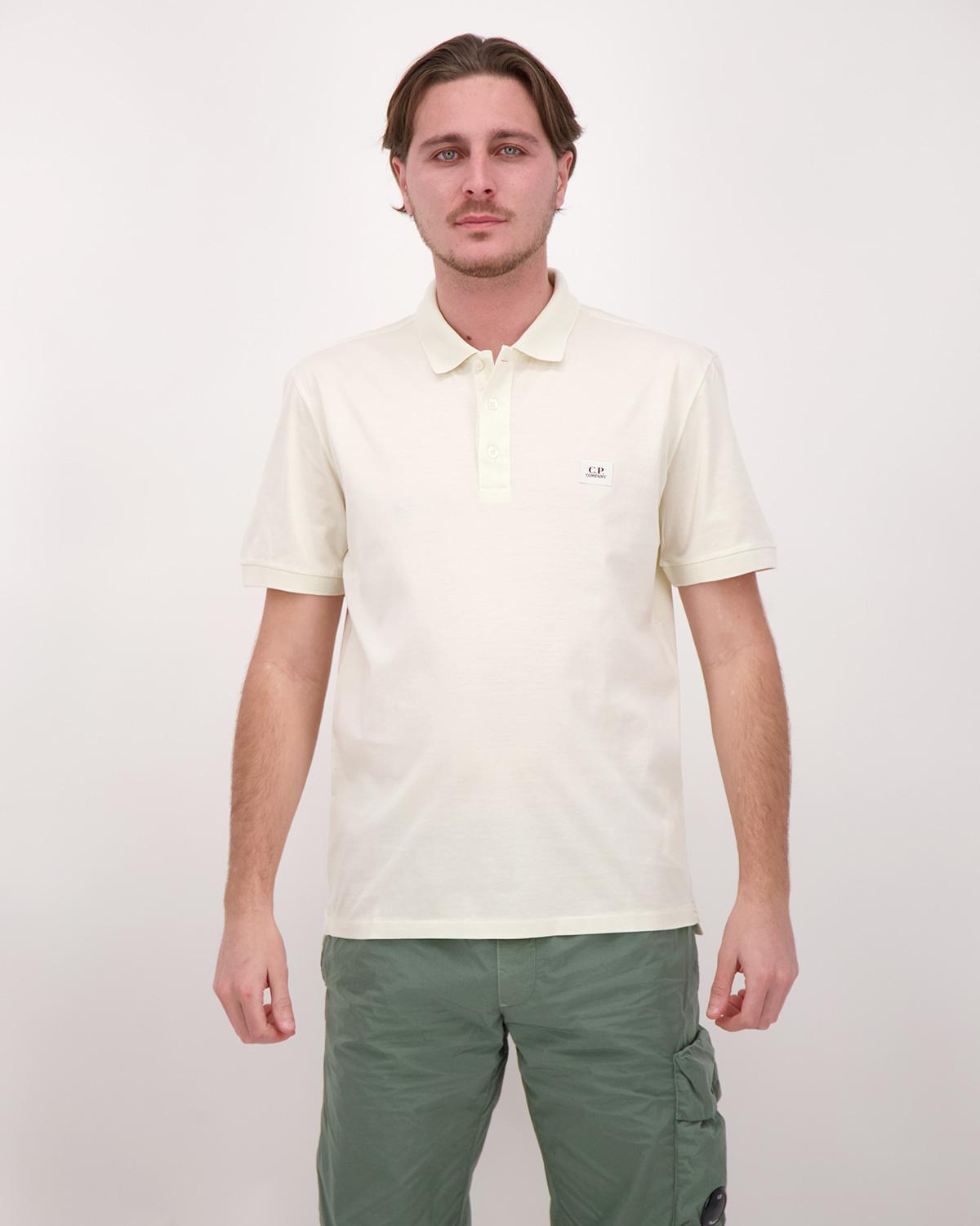 POLO CP.COMPANY PL115 114  IVOIRE GASATO MERCERISÈ