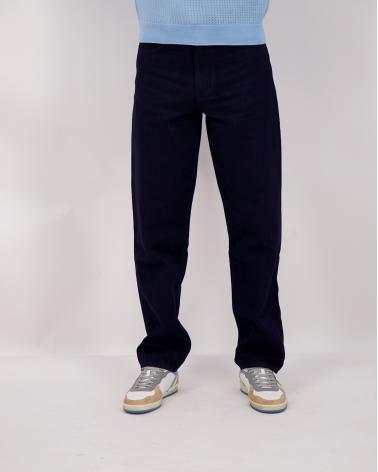 Jeans DN.10 Coupe Ample BLEU un Lavage