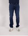 JEAN 7 ALL FOR MANKIND SLIMMY MIRROR DENIM BLEU
