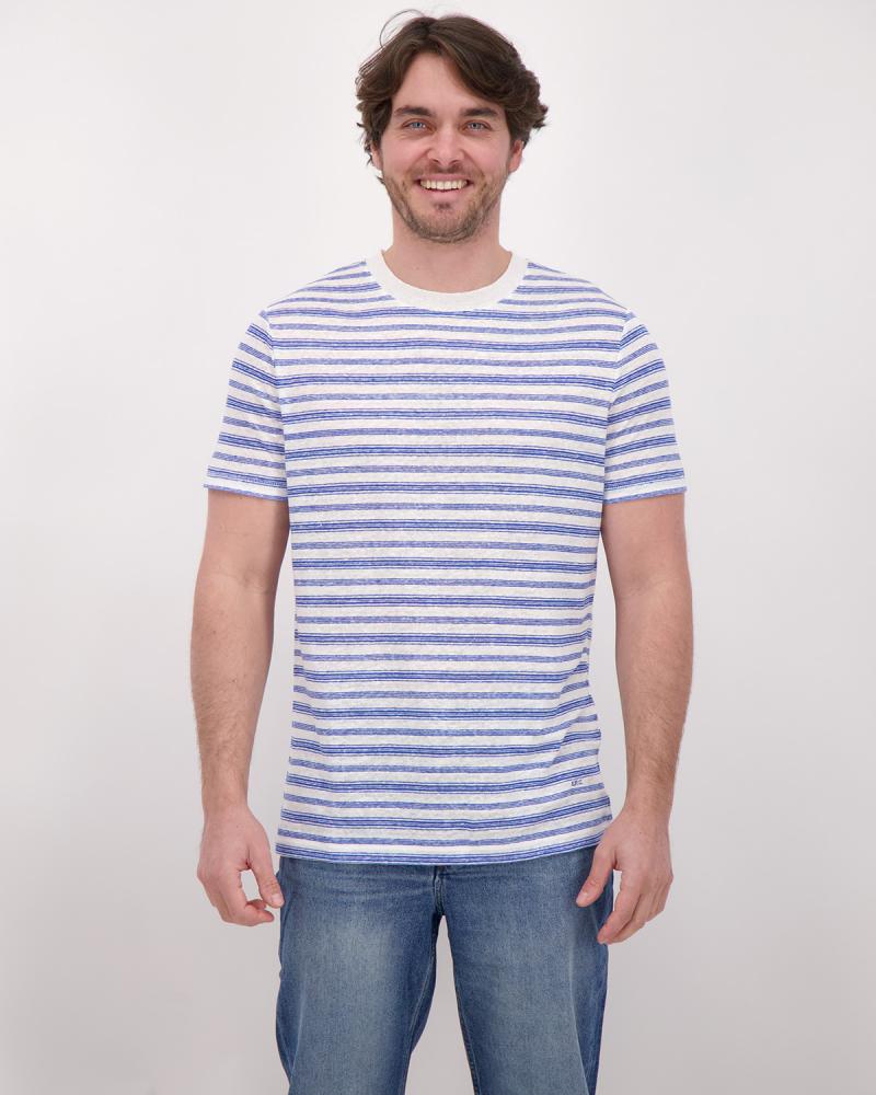 TEE SHIRT A.P.C.RAYURE CIEL