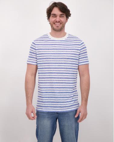 TEE SHIRT A.P.C.RAYURE CIEL