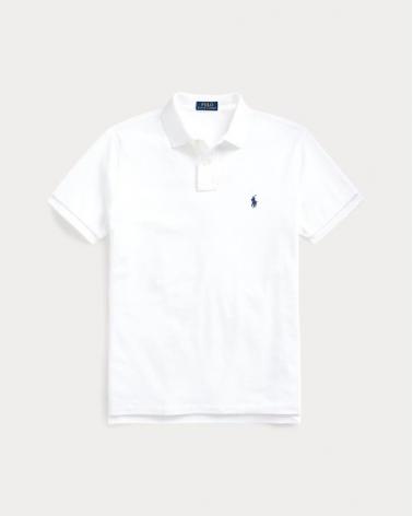 POLO RALPH LAUREN MC Piqué BLANC