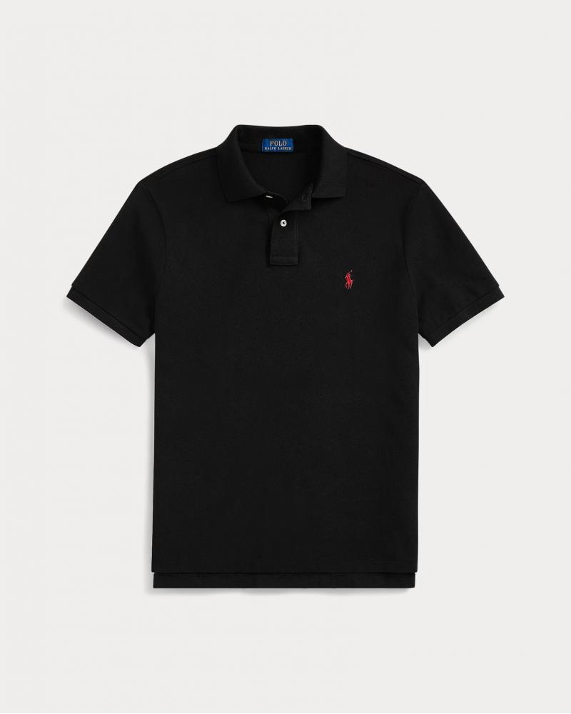 POLO RALPH LAUREN MC Piqué NOIR