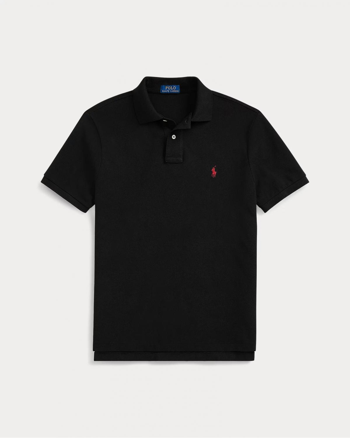 POLO RALPH LAUREN MC Piqué NOIR