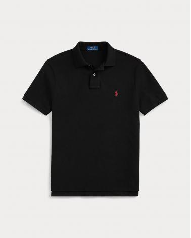 POLO RALPH LAUREN MC Piqué NOIR
