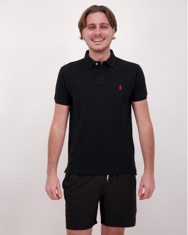 POLO RALPH LAUREN MC Piqué NOIR