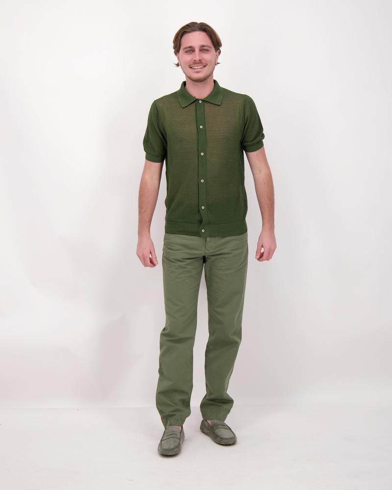 PANTALON INCOTEX SLACKS VERT