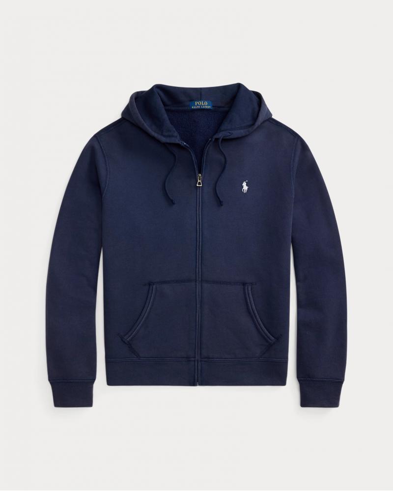 SWEAT RALPH LAUREN CAPUCHE EPONGE MARINE