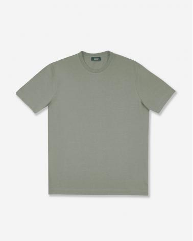 TEE SHIRT SLOWEAR ICE COTTON VERT