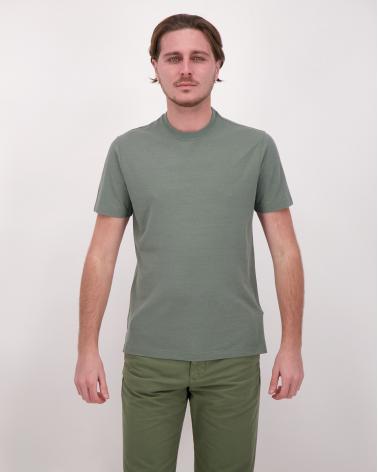 TEE SHIRT SLOWEAR ICE COTTON VERT
