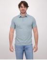 POLO SLOWEAR ICE COTTON BLEU