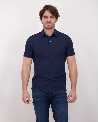 POLO SLOWEAR ICE COTTON MARINE