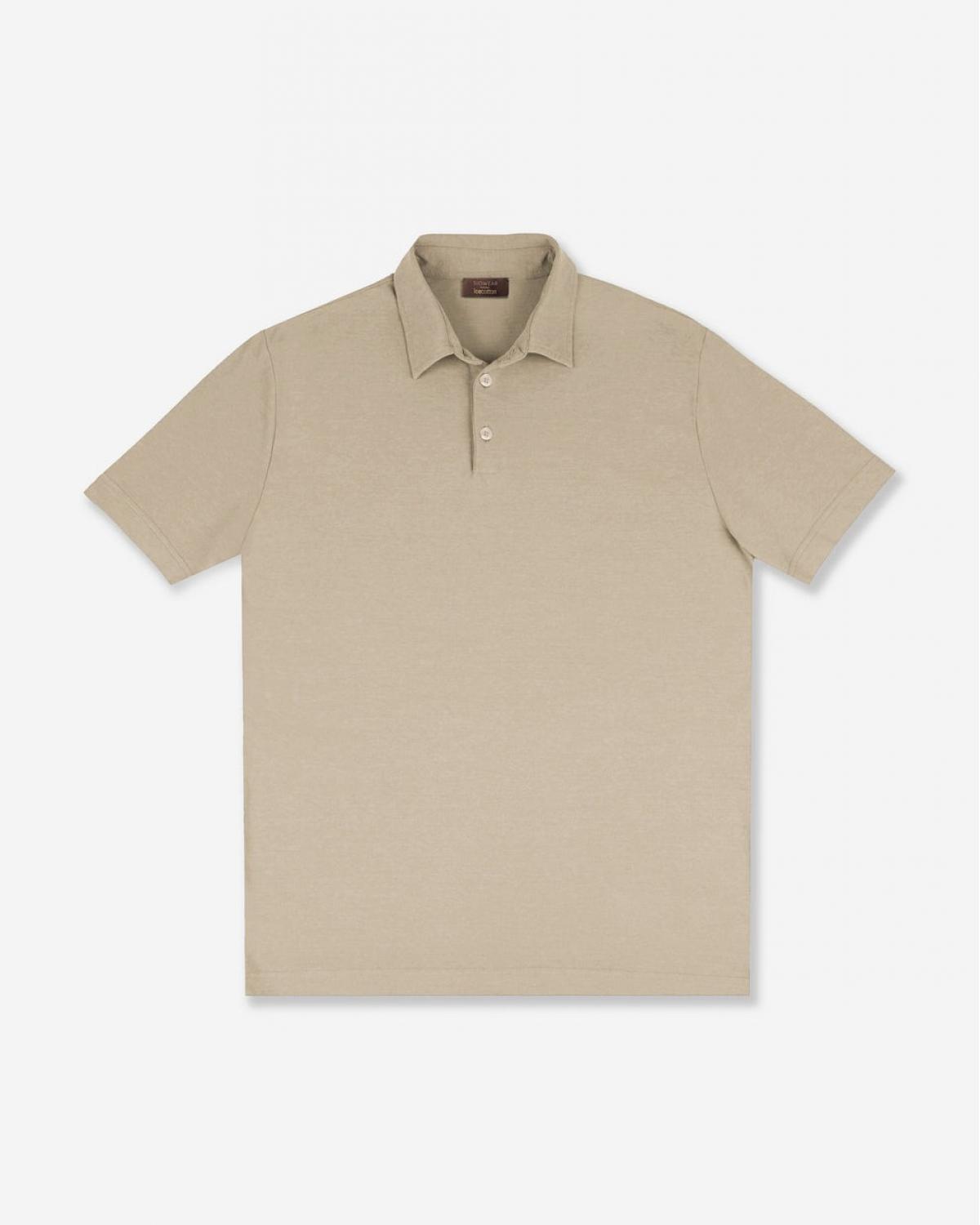 POLO SLOWEAR ICE COTTON BEIGE