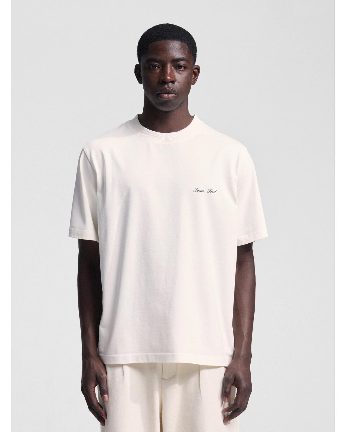 TEE SHIRT BRAMS FRUIT  GLOVE  BLANC 