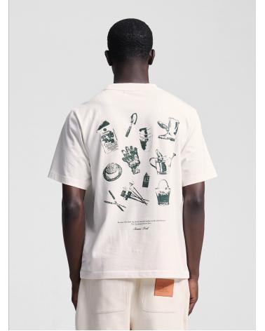 TEE SHIRT BRAM'S FRUIT KIT JARDINAGE BLANC