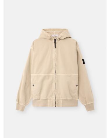 SWEAT HOODIESTONE ISLAND 6100068 019A DESERT IVOIRE