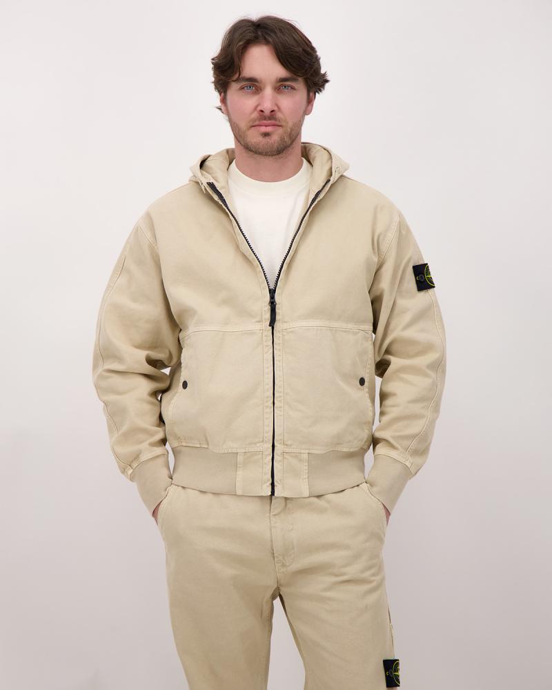 SWEAT HOODIESTONE ISLAND 6100068 019A DESERT IVOIRE