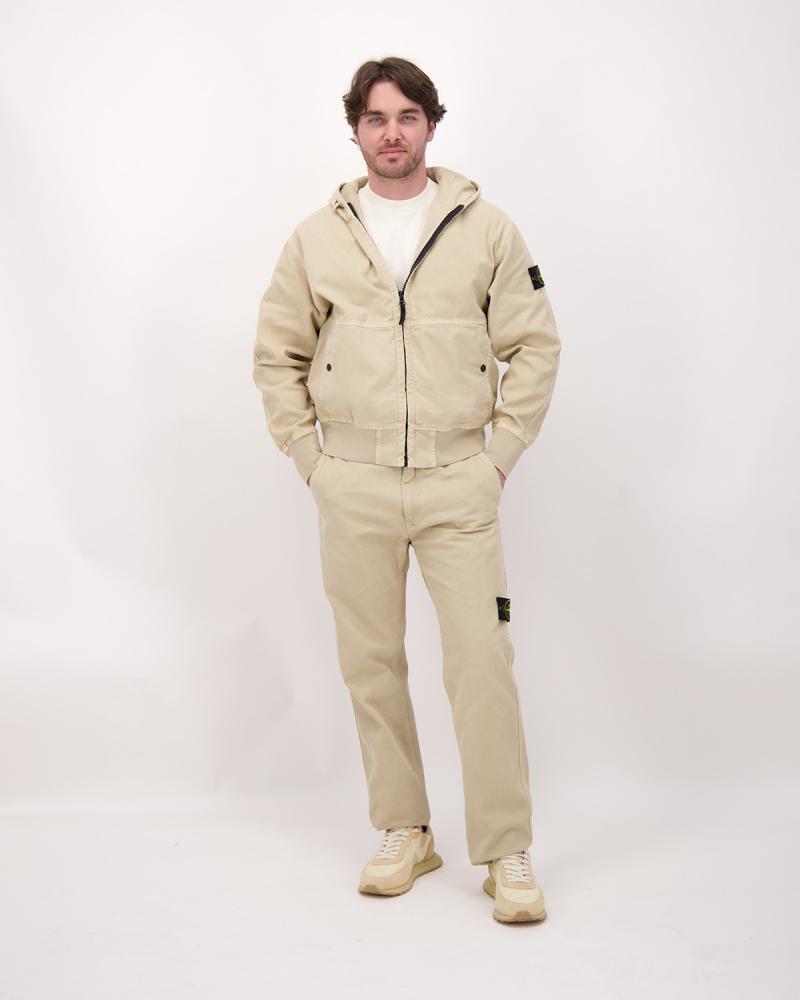 SWEAT HOODIESTONE ISLAND 6100068 019A DESERT IVOIRE