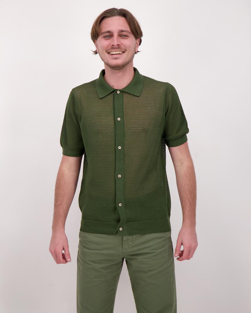 CHEMISE TAGLIATORE M/COURTES  VERT