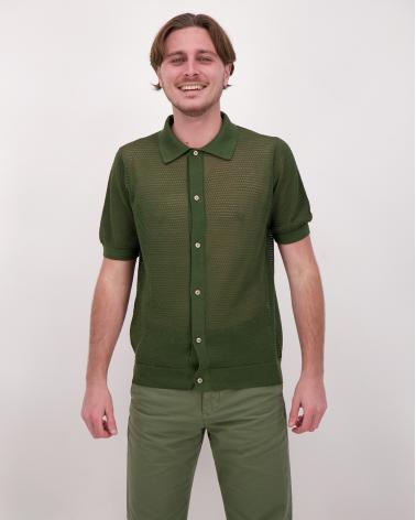 CHEMISE TAGLIATORE M/COURTES  VERT