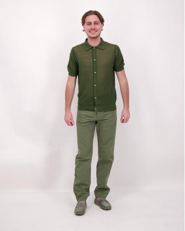 CHEMISE TAGLIATORE M/COURTES  VERT