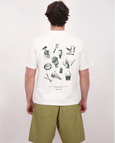 TEE SHIRT BRAM'S FRUIT KIT JARDINAGE BLANC
