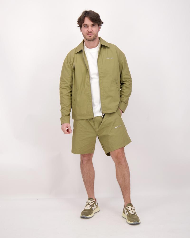 SURCHEMISE BRAM'S FRUIT TEXTE LOGO OLIVE