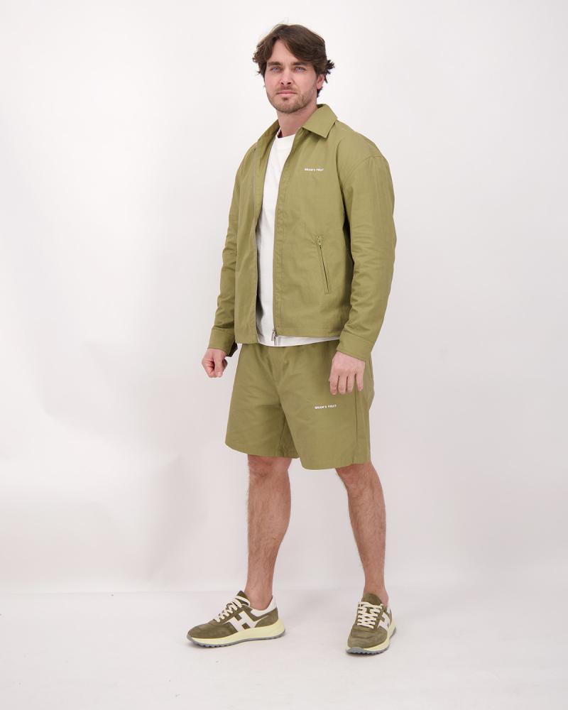 SURCHEMISE BRAM'S FRUIT TEXTE LOGO OLIVE