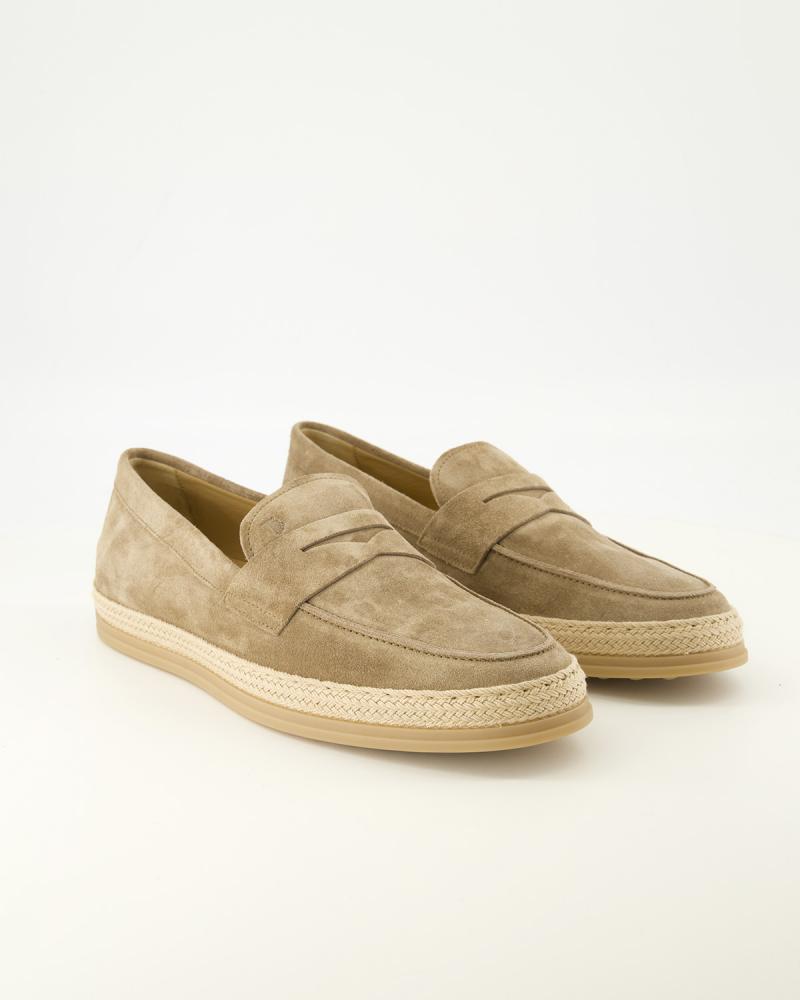 MOCASSIN TOD'S CUIR VELOURS BEIGE