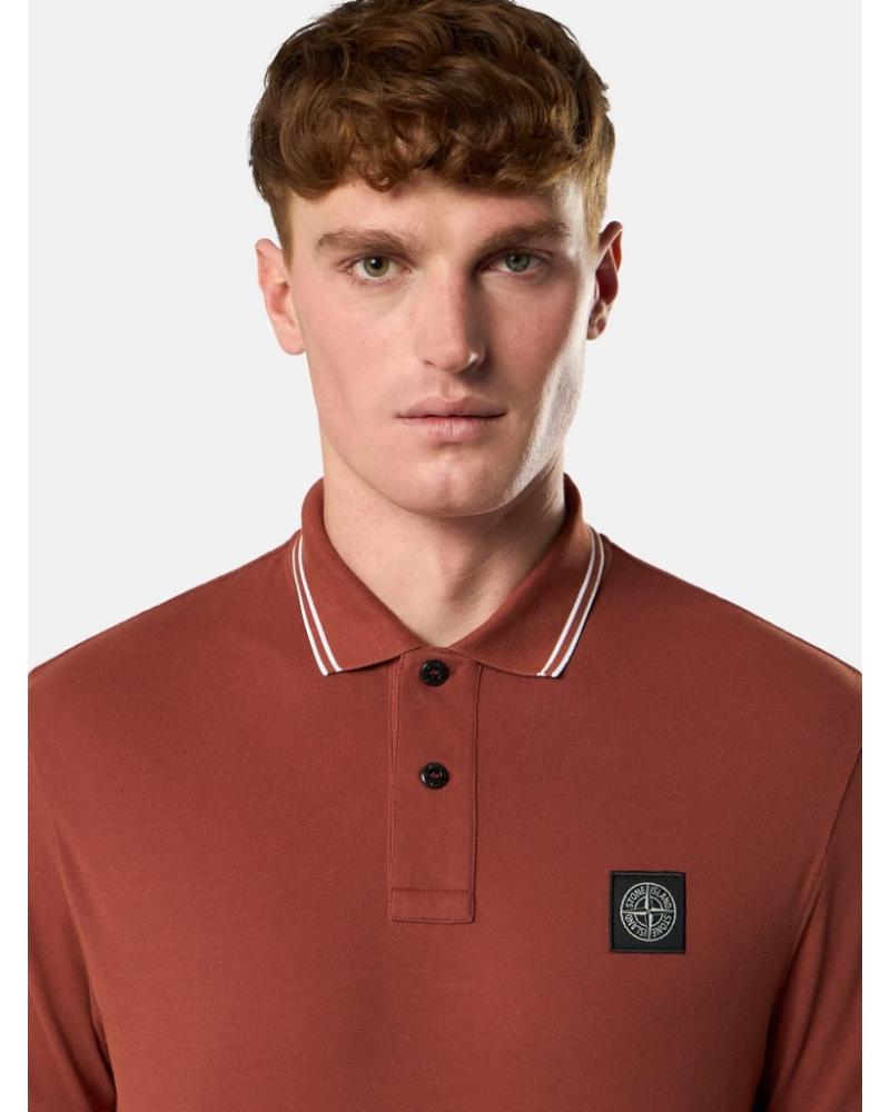 POLO STONE ISLAND 2200010  0015 RED Bordeaux