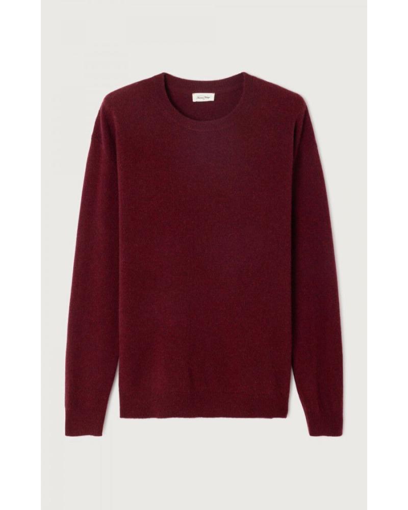 PULL AMERICAN VINTAGE RAXOW  BORDEAUX