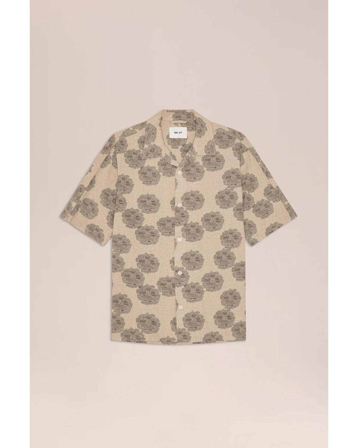CHEMISE NN07 OLE imprimé Beige
