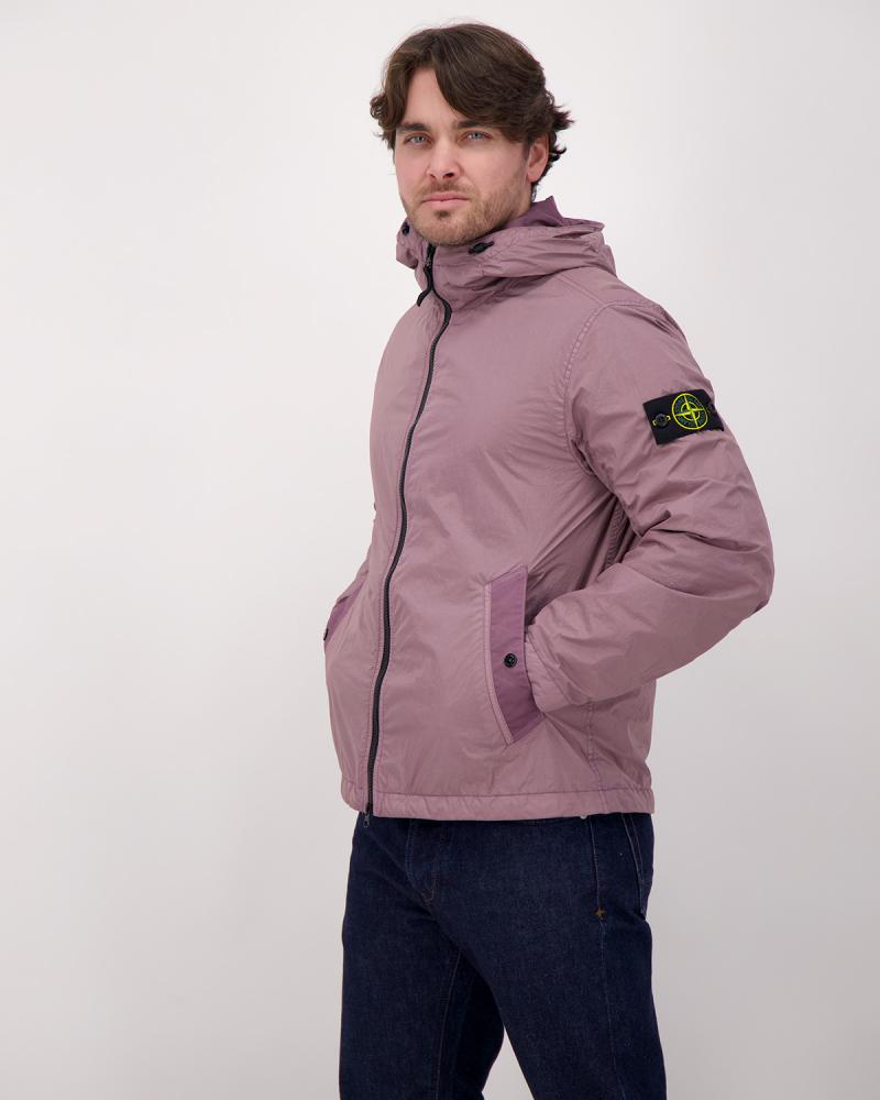 BLOUSON STONE ISLAND 410000 008F CRINKLE REPS NY PURPLE GREY  VIOLET