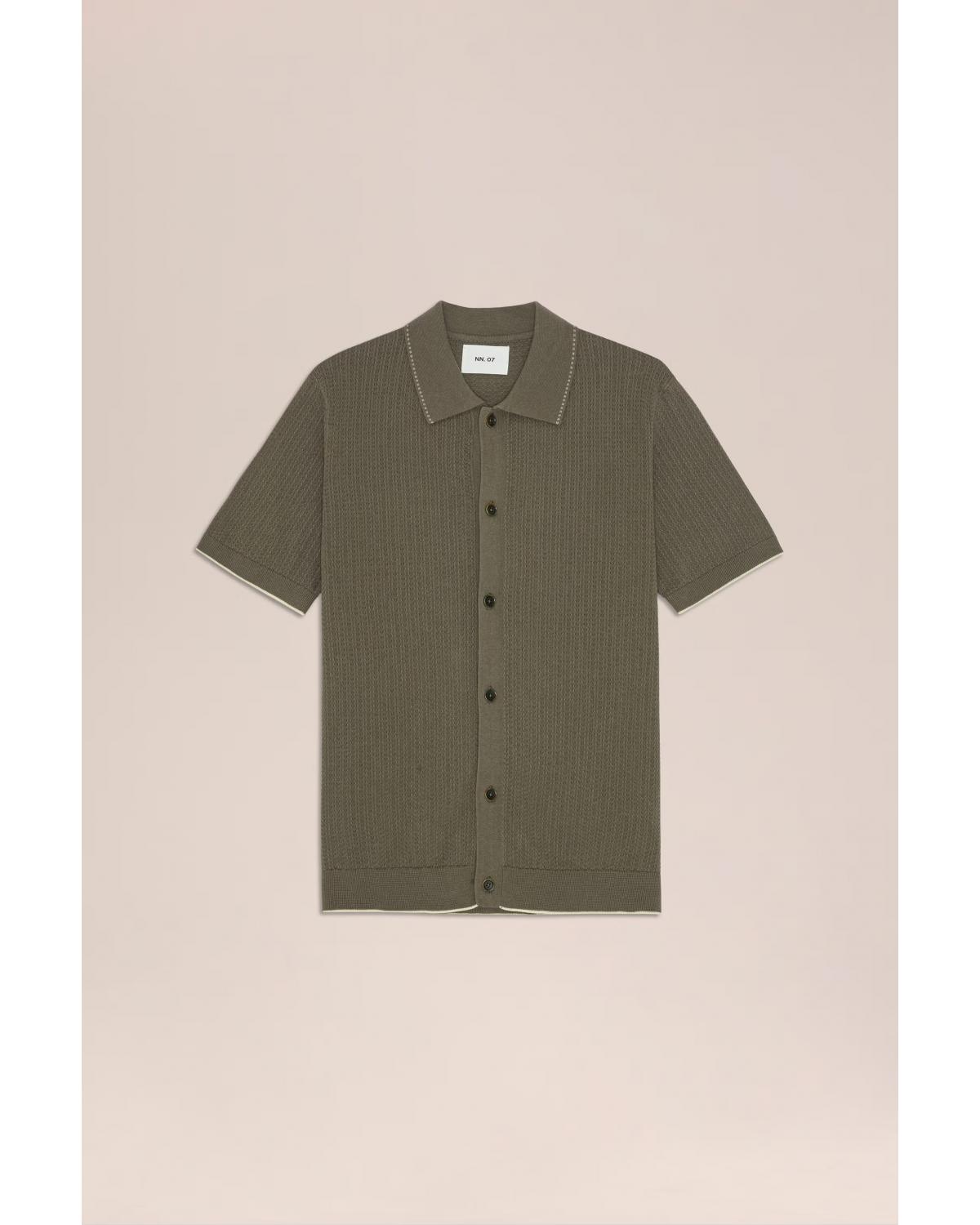 CHEMISE POLO NN07 NALO CAPERS KAKI