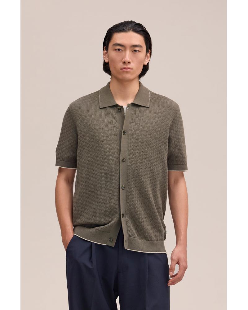 CHEMISE POLO NN07 NALO CAPERS KAKI